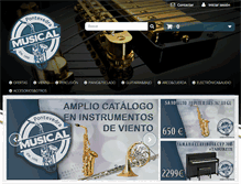 Tablet Screenshot of musicalpontevedra.es